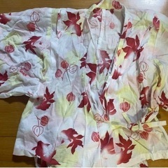 120㎝　女の子　浴衣　フリルスカート付