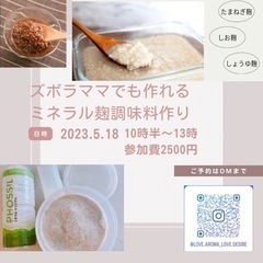 ズボラママでも大丈夫！簡単ミネラル麹調味料作り♪