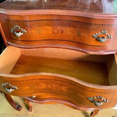 アンティーク家具★ 猫足 サイドチェスト キャビネット 木製 おしゃれ 家具の画像