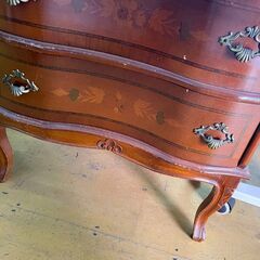 アンティーク家具★ 猫足 サイドチェスト キャビネット 木製 おしゃれ 家具の画像