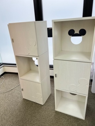 mickeyのカラーボックス3段