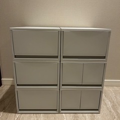 無印ポリプロピレンケース6個セット