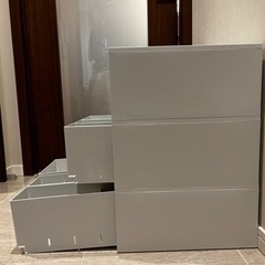 無印ポリプロピレンケース6個セットの画像