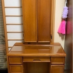 【引き取り専用:昭和レトロ】鏡台(三面鏡)差し上げます