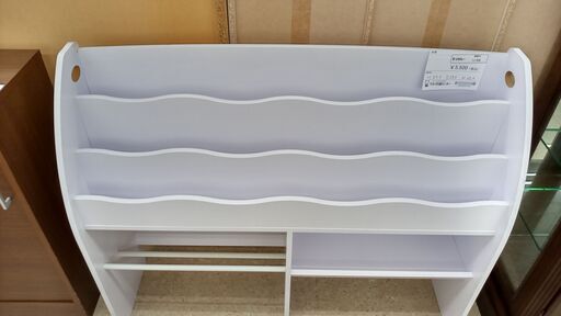 店長値引き★ジモティ割あり★  本棚 白 H89×D29×W108 クリーニング済み TJ608