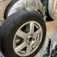 ヨコハマ　アルミホイル付きタイヤ195/60R15 2017年製