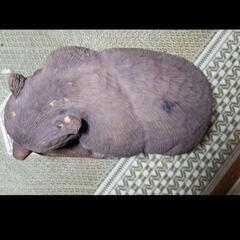 昭和レトロな木彫りの熊ですの画像
