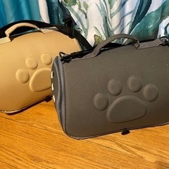 決まりました(*´꒳`*)ペットキャリーバッグ　グレー、ベージュ