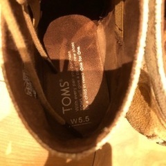 toms ショートブーツ　5.5インチの画像