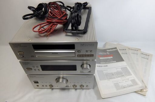 Technics☆テクニクス インテクレイテッド アンプリファー SU-A70/シンセサイザーチューナー ST-GT70/CDプレーヤー SL-P70
