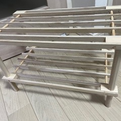 【譲ります】木製ラック