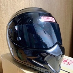 完全ジャンク訳あり★シンプソン風ATVヘルメット中古品の画像