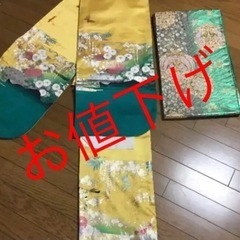 正絹振袖と帯