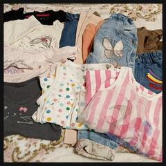 90サイズ　女の子　春夏もの　まとめ売り　キッズ服　子供服の画像