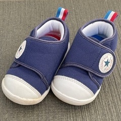 子供(kids)靴　コンバース　紺12cm