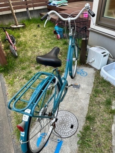 自転車　26インチ　LEDオートライト付き