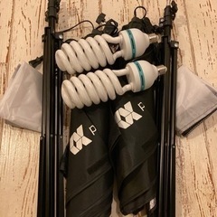 【受付終了】撮影用照明セット（ブラック）の画像