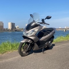 受付終了]pcx  jf56 モリワキマフラー&デイトナサスペンション