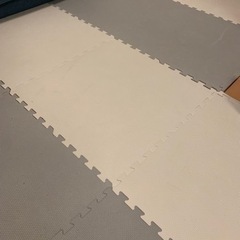 ジョイントマット　58cm  大判　グレー×ホワイトの画像