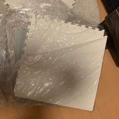 ジョイントマット　58cm  大判　グレー×ホワイトの画像