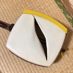 【最高級】三味線 中棹　金ホゾ　紅木　綾杉胴　付属品あり！の画像