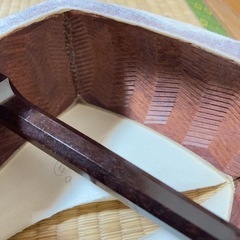 【最高級】三味線 中棹　金ホゾ　紅木　綾杉胴　付属品あり！の画像