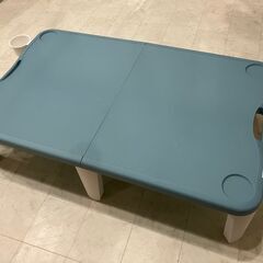 【美品】簡易テーブル幅広タイプ　アウトドアやキャンプに最適！