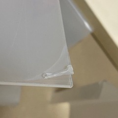 透明アクリルスタンド　ディスプレイ（x3枚）の画像