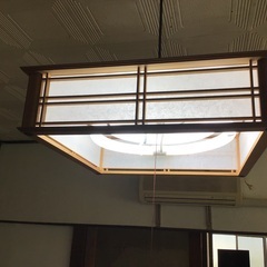 和室用照明器具差し上げます。