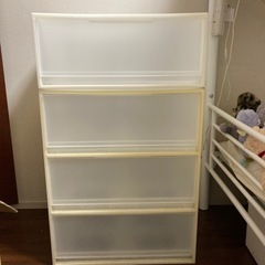 【譲渡済み】MUJI 収納ケース　一段と三段