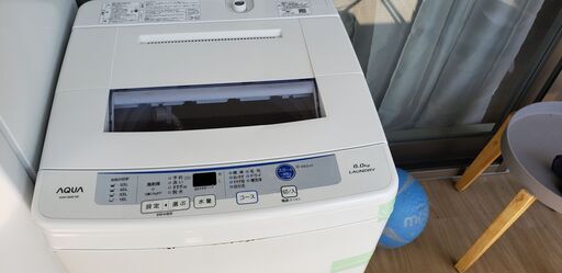 全自動洗濯機　AＱＷ－Ｓ６０Ｅ　２０１６年製　6ｋｇ