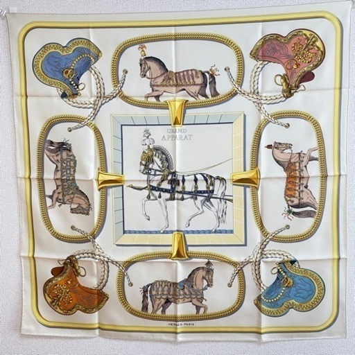 エルメス　スカーフ　カレ 90 《グラン・アパラ》