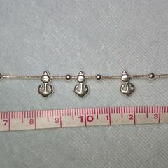 錨(いかり)のシルバーブレスレットの画像
