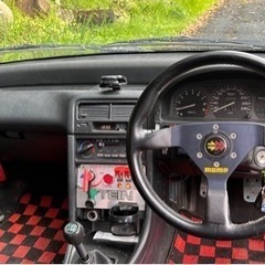 CR-X EF8 B16B改1800CC 車検2年付き spoonメーター ロールケージ の画像