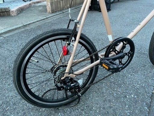 新品 ミニベロ自転車 アニマート サーファラマ 20インチ 7段変速 ベージュ