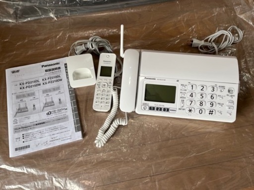 【決まりました】パナソニック　電話機　KX-PZ210