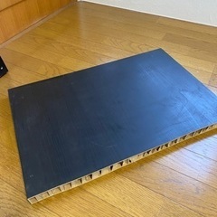 IKEA LINNMON ダークブラウン端材 60cm×40cm×3cmの画像