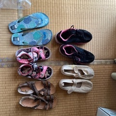 19-22cm 子供靴　シューズ　女児　五足