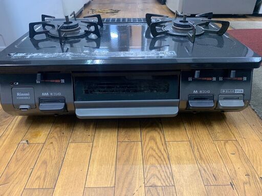 No 5612 ガスコンロ リンナイ プロパンガス 2019年製 KGM64BK2 【リサイクルショップどりーむ鹿大前店】