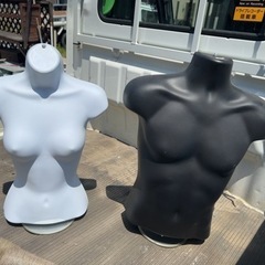 Tシャツ展示用　トルソー　男女セット
