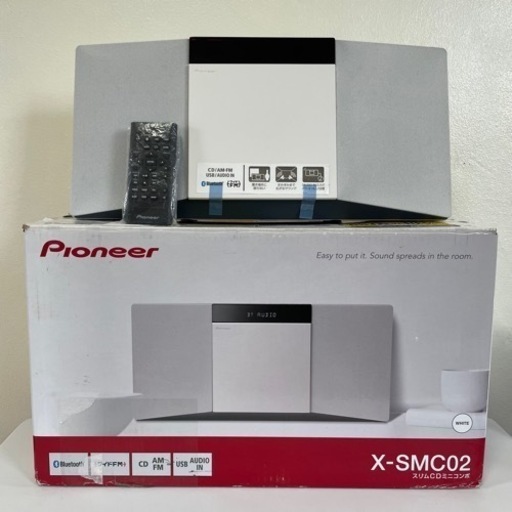 【お取引中です】美品　Pioneer CDミニコンポ　X-SMC02