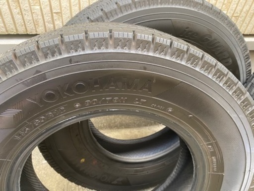 【美品】【バリ山】国産スタッドレスタイヤ 145/80R 12インチ