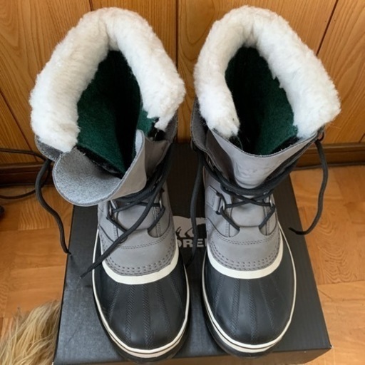 【中古】SOREL ソレル カリブー レディース ウインターブーツ  SOREL - 【中古品】SOREL 防水 ウィンターブーツ 黒 22.0cmの通販 by 