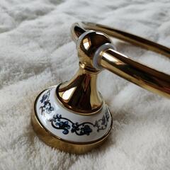 タオルハンガー  タオルリング ゴールド  浴室 キッチン トイレの画像