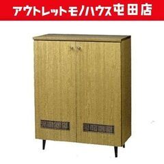 未組立保管品 サンエス 高級下駄箱 シューズボックス GH-75...