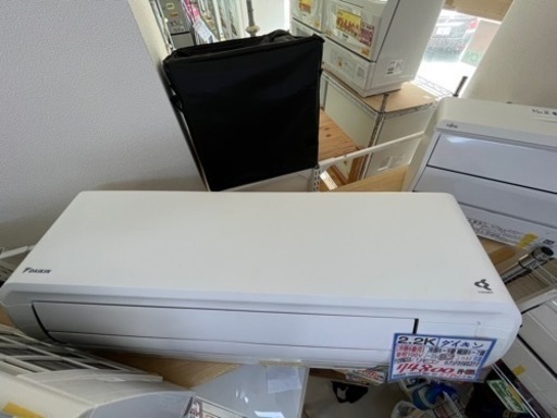 【ダイキン/エアコン2.2k】【2021年製】【６畳用】【クリーニング済】【６ヶ月保証】【取付可】【管理番号10405】