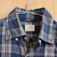 BACK NUMBER　チェックシャツ　Sサイズの画像