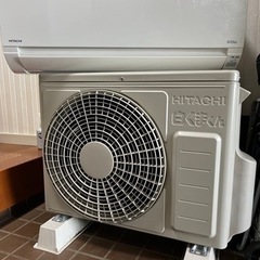 受渡予定者決定】エアコンHITACHI 白くまくん RAS-A28G 2018年式【使用