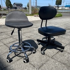 【ジャンク品】事務用イス・スツールのセット