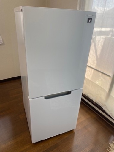 2ドア 冷蔵庫 シャープ SJ-GD15W 2021年製